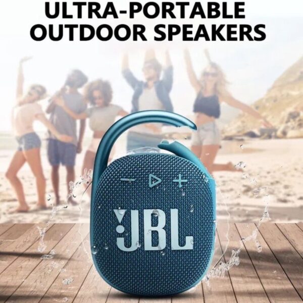 JBL Clip 4 - Ultra-Portable, Waterproof & Dustproof Bluetooth Speaker, Rich Sound with Punchy Bass