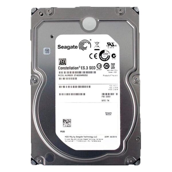 Seagate Constellation ES 4TB 7200RPM SATA 6Gb/s 128 MB Cache 3.5 Inch Self Encrypting Internal Hard Drive