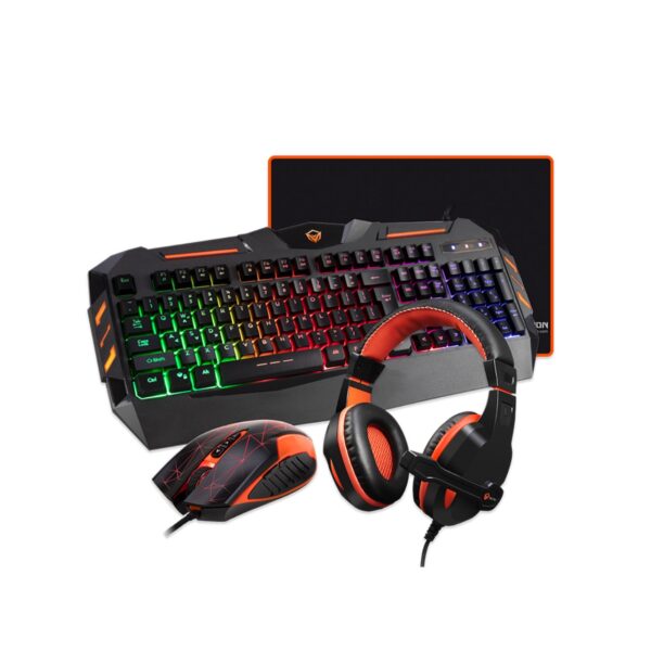 Meetion USB Gaming Keyboard Set 4 in 1 for PC and Laptop C500