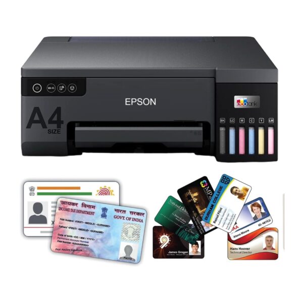 Epson Eco Tank L8050 Wireless Colour Home Inkjet Printers, Multicolor